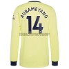 Original Fußballtrikot Arsenal Pierre-Emerick Aubameyang 14 Auswärtstrikot 2021-22 Langarm Für Herren